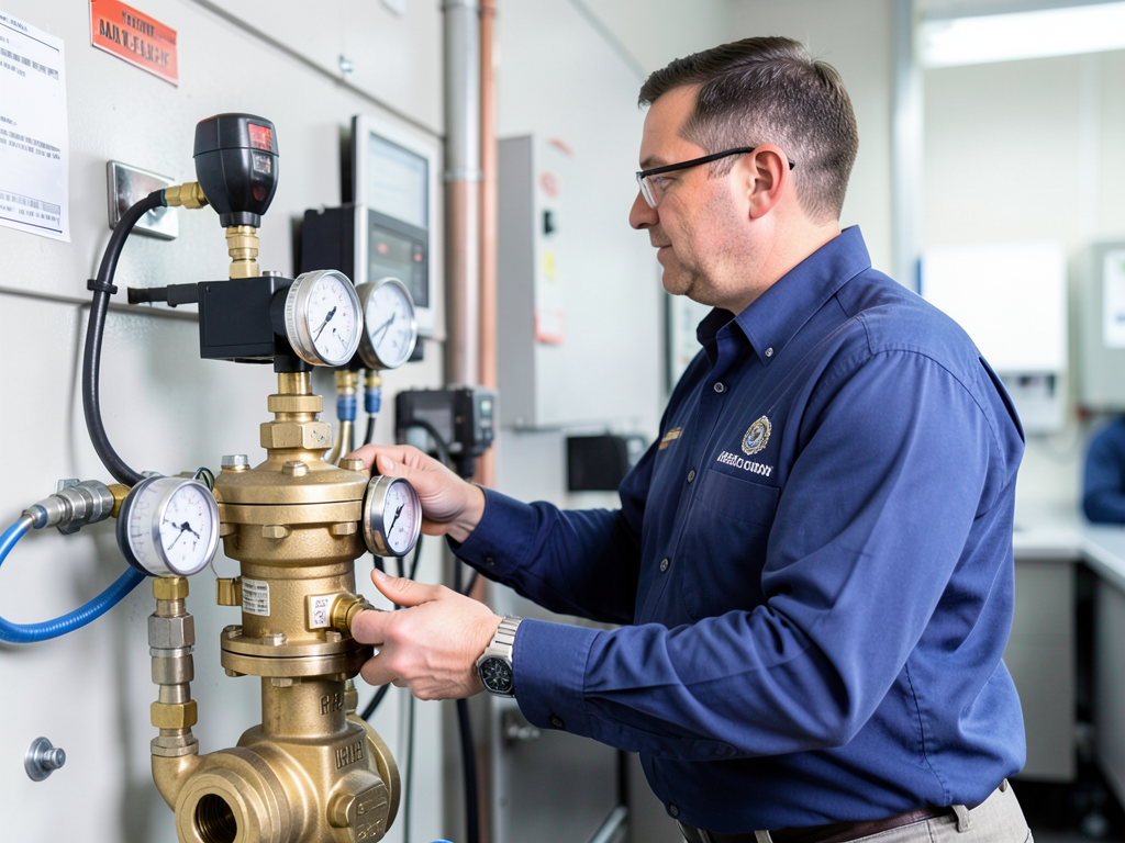 Certified backflow testing and prevention in henri