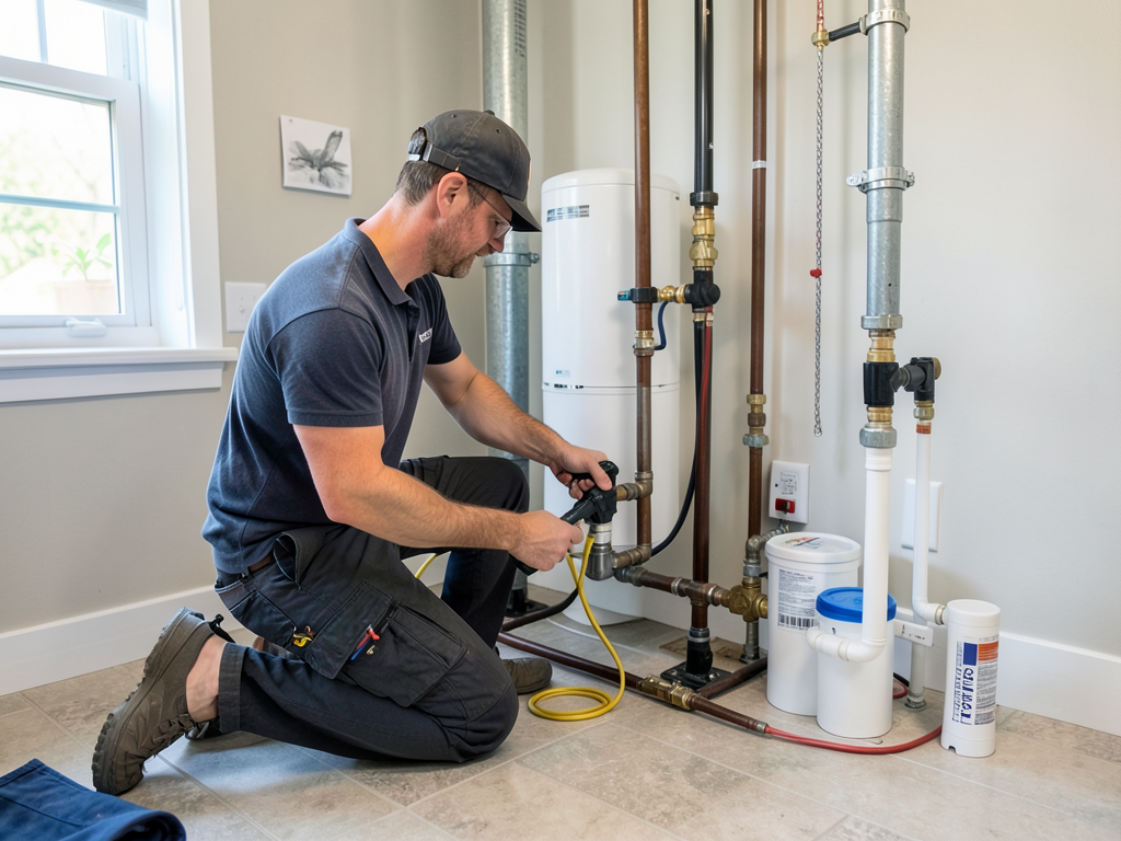 Installing whole house water filtration systems in